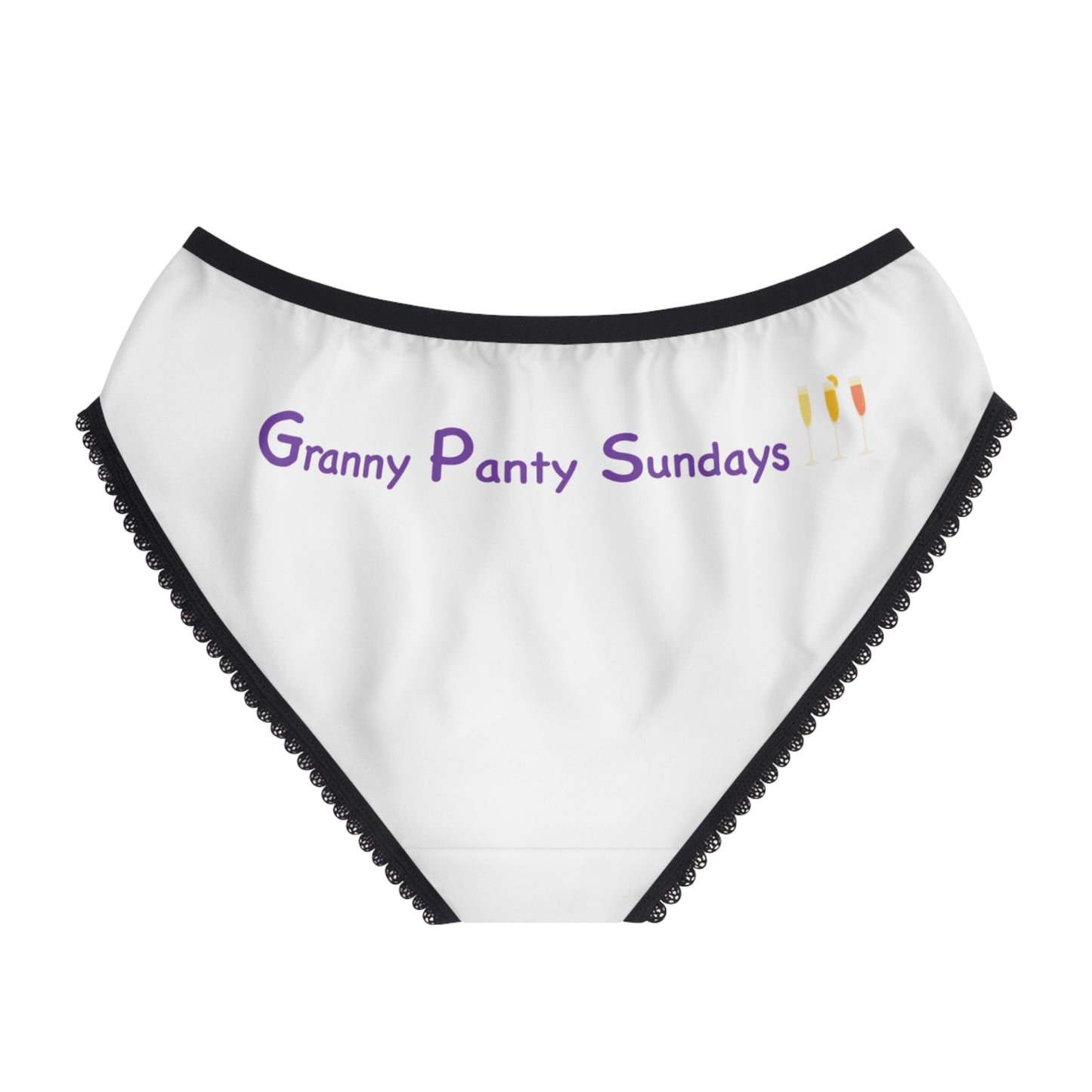 Where it all started! Granny Panty Sundays comfy granny panties. Go ahead girl, lounge in your granny panties and apologize to no-one.