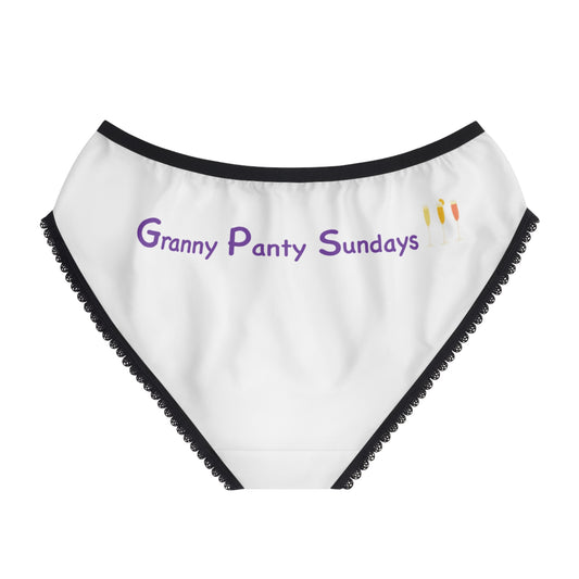 Where it all started!  Granny Panty Sundays comfy granny panties.  Go ahead girl, lounge in your granny panties and apologize to no-one.