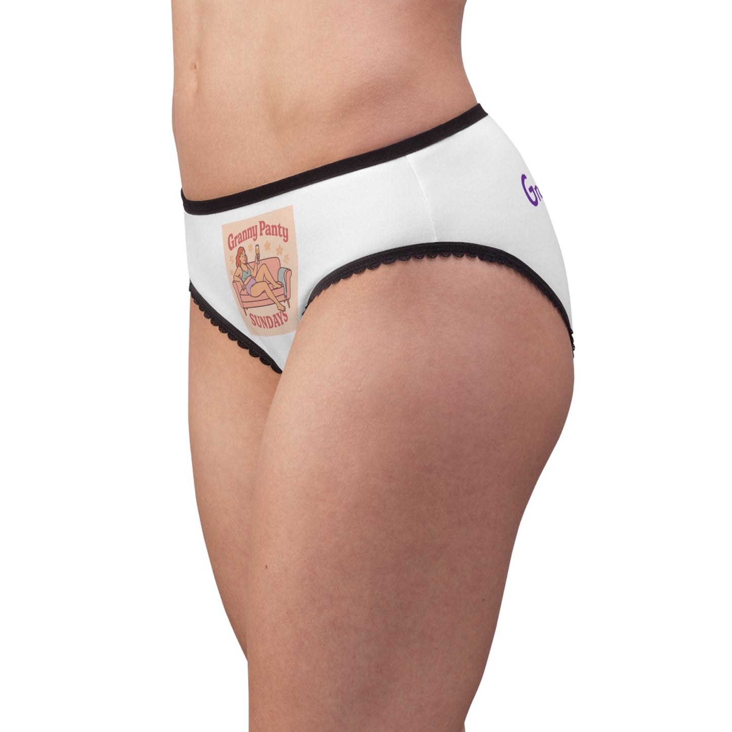 Where it all started! Granny Panty Sundays comfy granny panties. Go ahead girl, lounge in your granny panties and apologize to no-one.